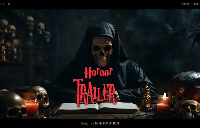 Creepy Skull Horror Trailer